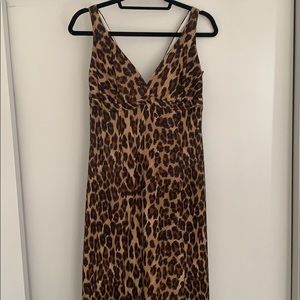 Tracy Reese Silk Leopard Dress